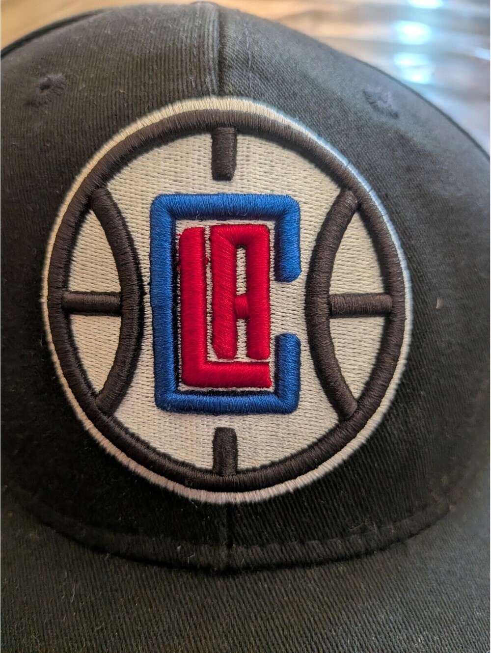 Mitchell & Ness Los Angeles Clippers Snapback Hat NBA Black Cap Logo